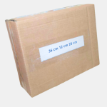 boite carton ouverte 36cm 12cm 28cm