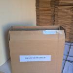 boite carton ouverte 36cm 12cm 28cm